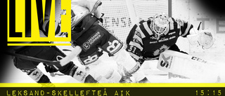 LIVE: Skellefteå AIK vann toppmötet mot Leksand – Så var matchen minut för minut