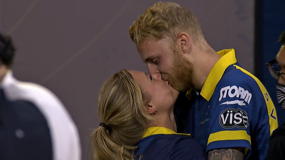 Jesper Svensson fick förverkliga drömmen att vinna VM-guld tillsammans med sambon Jolene Persson Planefors.