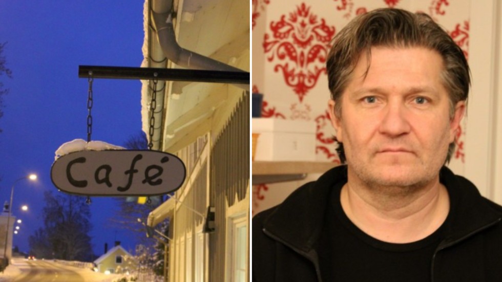 Leif Frank, som från början kommer från Stockholm, har bott i Södra Vi sedan 2017. Han driver caféet tillsammans med sin partner.