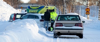 Olycka med flera fordon på Degeränget