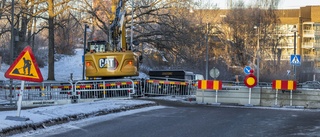 Stora vägen i Norrköping är avstängd – så leds trafiken om