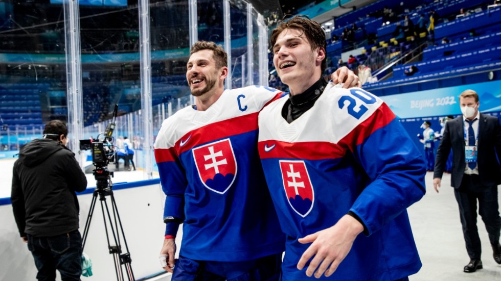 Juraj Slafkovsky (20) röstades fram till OS-ishockeyns mest värdefulle spelare.