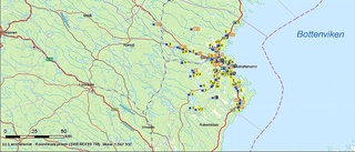 Lista: De mest olycksdrabbade vägarna i Skellefteå kommun under 2015