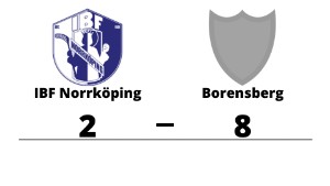 Storseger för Borensberg borta mot IBF Norrköping