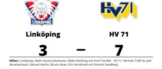 Linköping föll i första matchen mot HV 71
