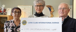 Lions Club Luleå gav halv miljon till forskningen