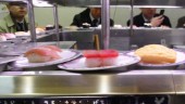 Tre gripna i Japan för "sushi-terror"