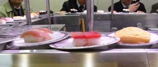 Tre gripna i Japan för "sushi-terror"