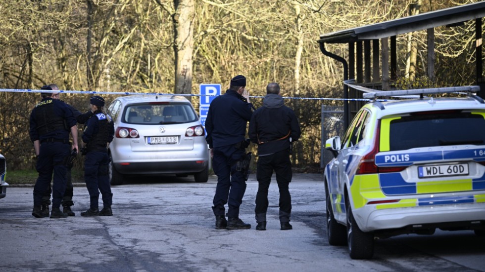 Polis och ambulans larmades till brottsplatsen i Lund på torsdagseftermiddagen.