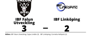 IBF Linköping förlorade första matchen mot IBF Falun Utveckling