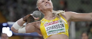 Svenskt rekord i kula av Axelina Johansson