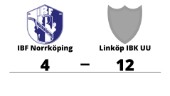 Målfest när Linköp IBK UU krossade IBF Norrköping