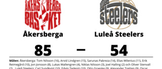 Tung förlust för Luleå Steelers borta mot Åkersberga