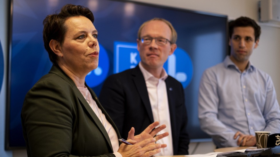 Marie Morell (M), Per Larsson (KD) och Alexander Höglund (L) ingår i det nya politiska styret Östgötasamverkan i Region Östergötland. Idag den 23 november lägger de fram sin första budget. 