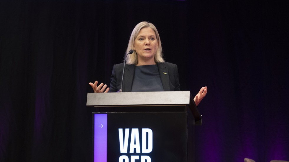Socialdemokraternas ledare Magdalena Andersson efterlyser bred energiöverenskommelse. Arkivbild.