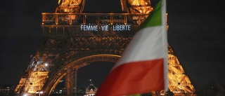 Tusentals protesterade mot Iran i Frankrike