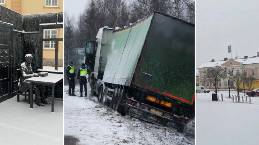 Under onsdagen väntas stora mängder snö falla över Vimmerby och Hultsfred. Två trafikolyckor har inträffat i kommunerna under morgonen.
