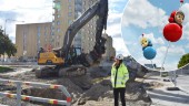 Grävningar på Kanalgatan – avfart stängs av • Så blir nya rondellen: Sex meter högt konstverk ska köpas in – liknar två vippdockor