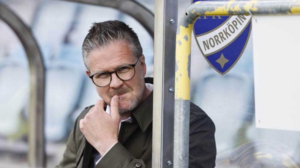 Rikard Norling är sjuk och missar Norrköpings match på söndag. Arkivbild.