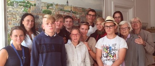 Estniska ungdomar besökte Eskilstuna