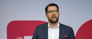 Jimmie Åkesson håller tal till katrineholmarna