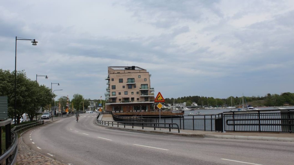 Slottsholmsvägen i Västervik.