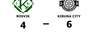 Kiruna City vann mot Rosvik - trots underläge