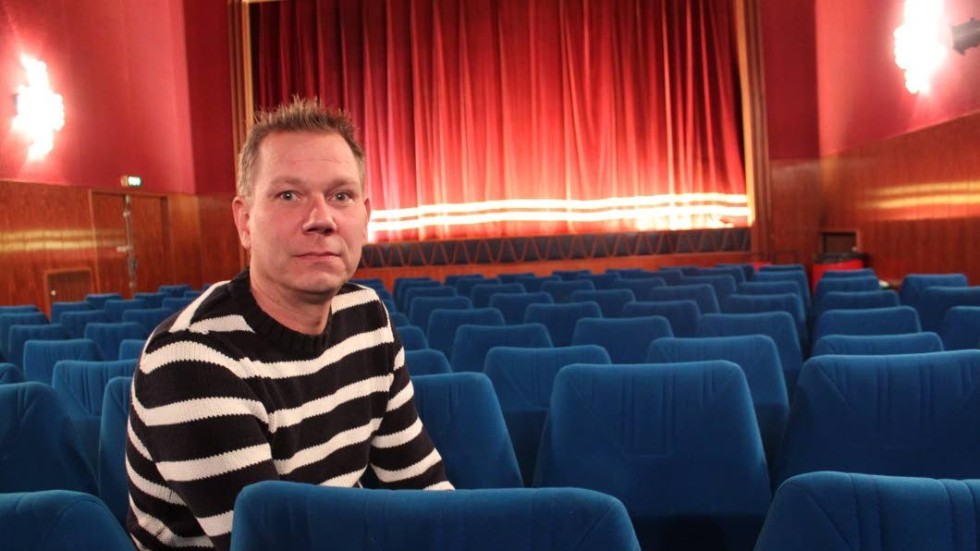 ”Jag drivs av att det är så vansinnigt kul” säger Fredrik Wenström om hur han hittar kraft till att hålla biografen levande.