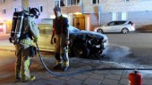 Bilbrand på Slottsgatan