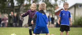 Alla barn i Borghamn lirade boll på Sjövallen
