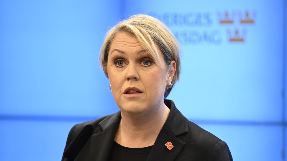 Lena Hallengren, Socialdemokraternas gruppledare i riksdagen. Arkivbild.