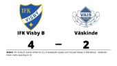 Daniel Ahlström gjorde två mål när IFK Visby B vann