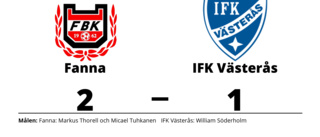 Fanna slog IFK Västerås hemma