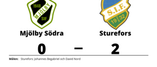 Sturefors vann efter sex matcher i rad utan seger