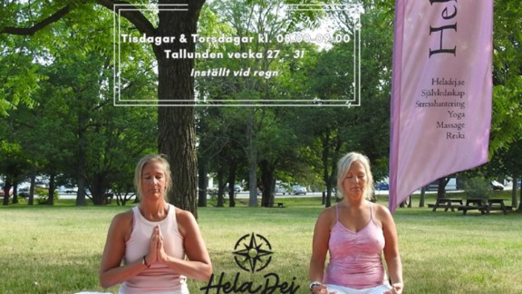 Morgonyoga i Tallunden