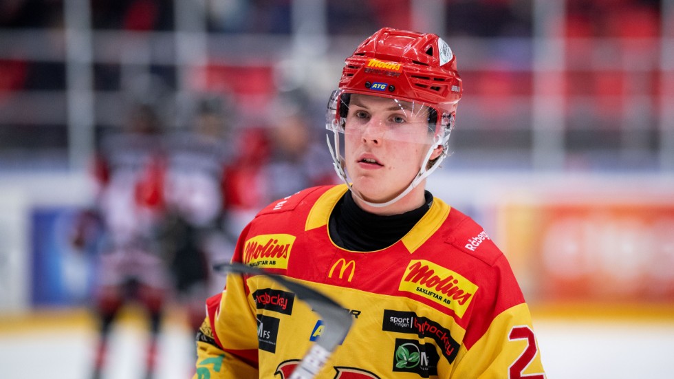 Carl Sjöberg är klar för spel i Vimmerby Hockey.