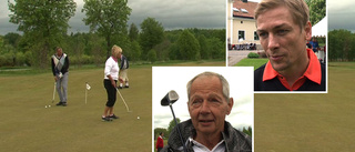 Nyblivne pappa Manges golfdag