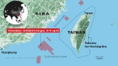 Nära 100 kinesiska flyg – pressen ökar på Taiwan