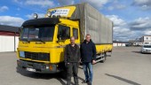 Linköpingsentreprenören körde ner lastbil och lämnade vid gränsen: "Målet är att köra ner en lastbil i veckan"