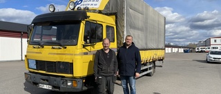 Linköpingsentreprenören körde ner lastbil och lämnade vid gränsen: "Målet är att köra ner en lastbil i veckan"