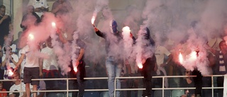 Fotbollssupporter får böter för bengalbränning