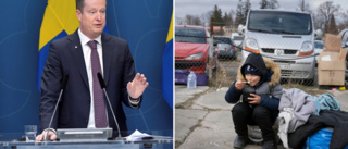 TV: Se ministerns pressträff om flyktingar från Ukraina • ”Vi kan inte välja och vraka mellan olika alternativ”