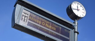 Dagtåget återinförs mellan Kiruna och Narvik
