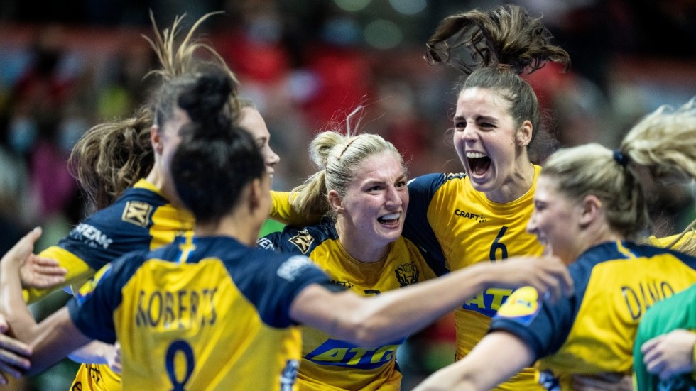 Svensk glädje efter 31–31 mot Norge.