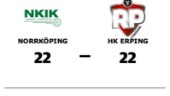 Delad pott när Norrköping tog emot HK eRPing