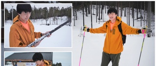 Errol från Taiwan kör 22 mil på skidor • Värmer upp med Vasaloppet •"Jag siktar mot OS"
