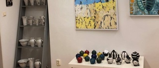 Keramik och bildkonst på Lilla Galleriet