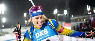 Ingela Andersson kom på 18:e plats i Tyskland – var på pallplats men föll efter två bom i andra skyttet