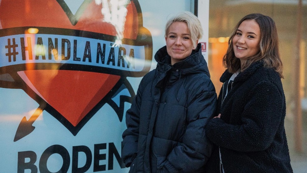 Hanna Nordgren och Emmy Lundmark ska öppna inredningsbutik i Boden.