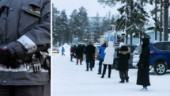 Väktare sattes in i Umeå när testkiten sinade: ”Folk försökte gå före i kön”
